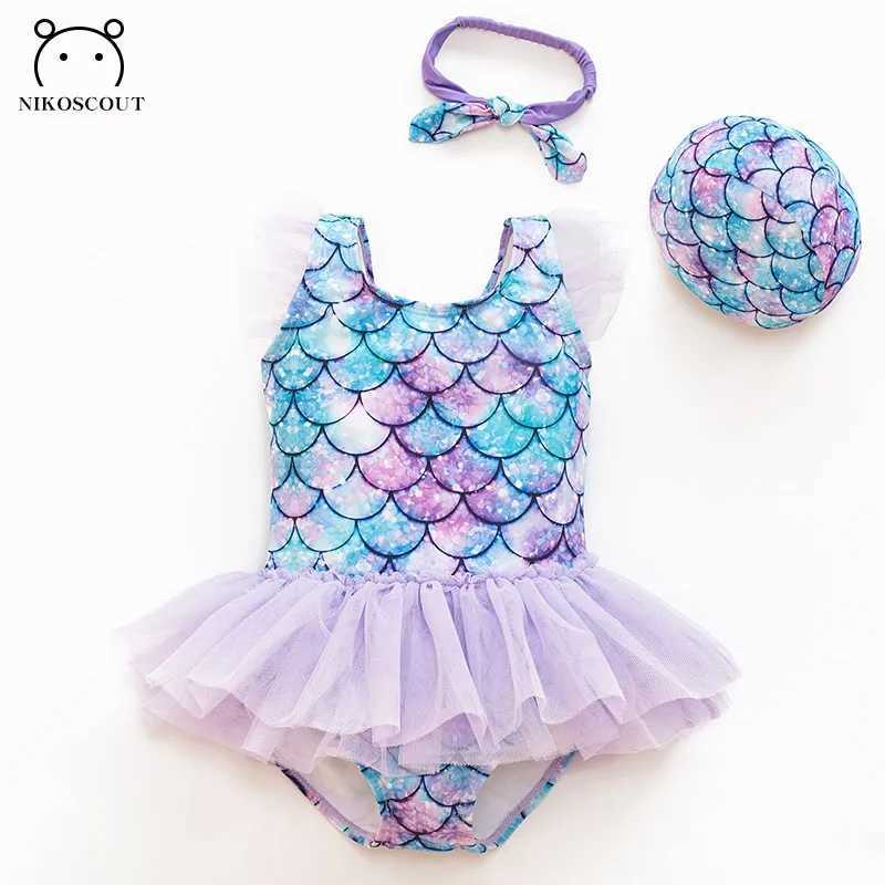 Swimsuit Girl Baby Mermaid Swimsuit Baby Skirt Princess Childrens Swimsuit Bikini Beach Vacation Cute X250224
