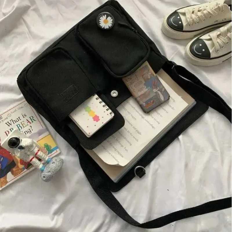 Japanese Harajuku Cute Girl Messenger Shoulder Bag Canvas Student School Female Z250225