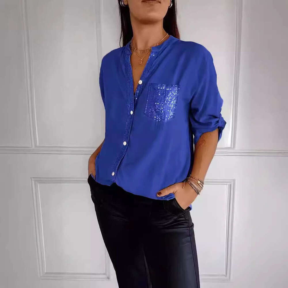 European And American Versatile Fashionable Commuting Shirt