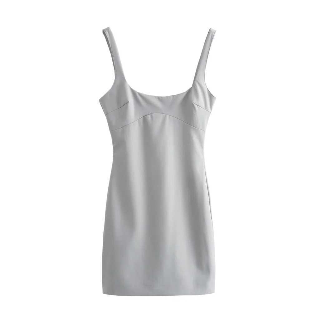 2024 RARF Summer New Womens European and American Fashion Sweet and Spicy Pure Desire Style Simple Slimming Short DressXJ250224