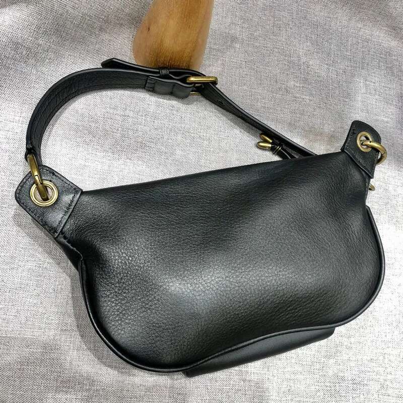 New Genuine Leather Crossbody Bags For Women Natural Cowhide Shoulder Travel Solid Color Designer Messenger Female Chest Bag