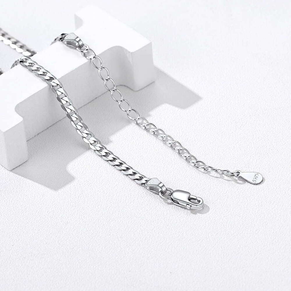 g Sier Cuban k Chain Anklet Bracelet Women Minimalist Foot Jewelry for Summer Beach Party