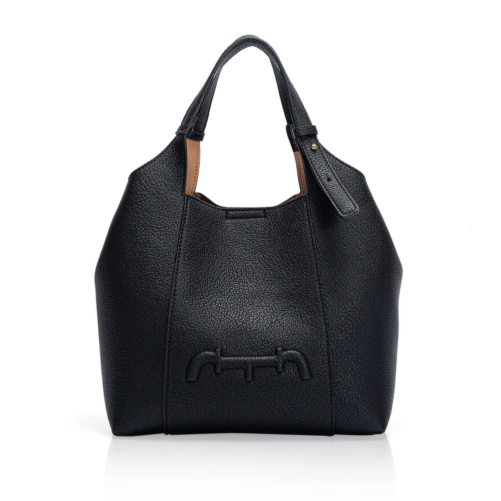 Retro Style New 2024 Solid Color Shoulder Bag Versatile Commuter Women's Large Capacity Handbag