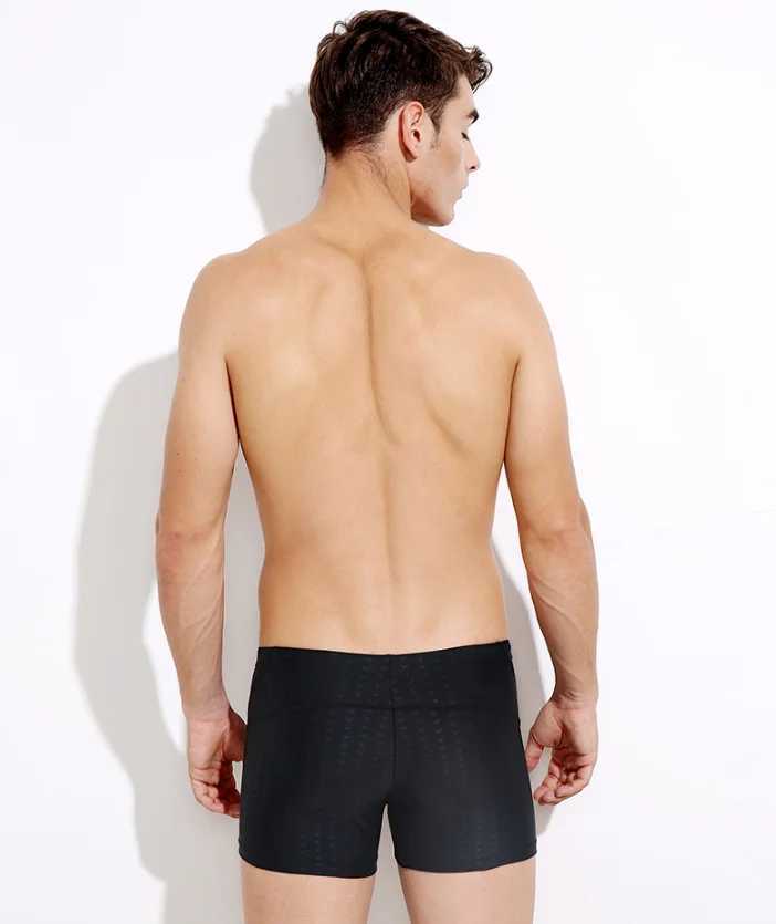 2022 Swimming Pants With Swimming Cap Plus SizeTight Swim Shorts Men Pool Swimming Trunks Briefs Male Swimsuit Boys SwimwearXJ250224