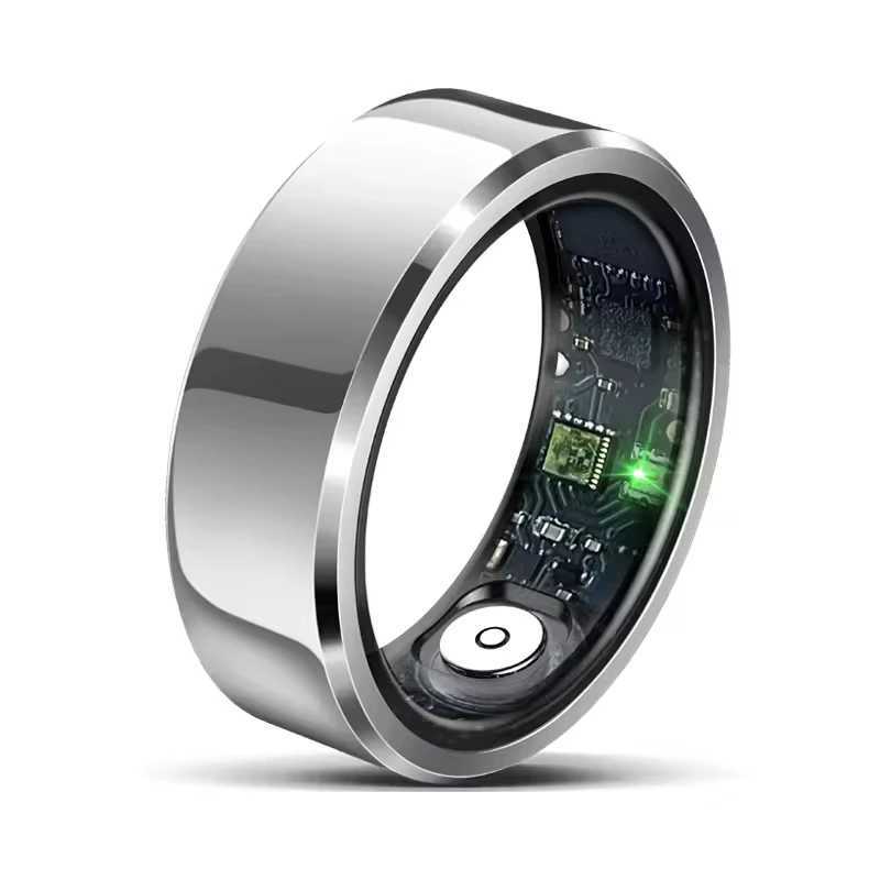 Smart Ring - Wearable Sleep Tracker -24/7 Heart Rate and Fitness Tracker Battery Life of 5-7 Days - Free App No Subscription Required W250225