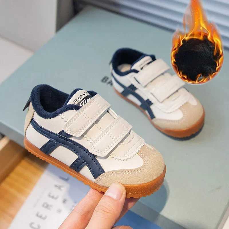Childrens Sneakers Boys Girls Soft Sole Non-slip Casual Student Running Shoes Baby Kids School Sports Shoes Warm Cotton Shoes W250225