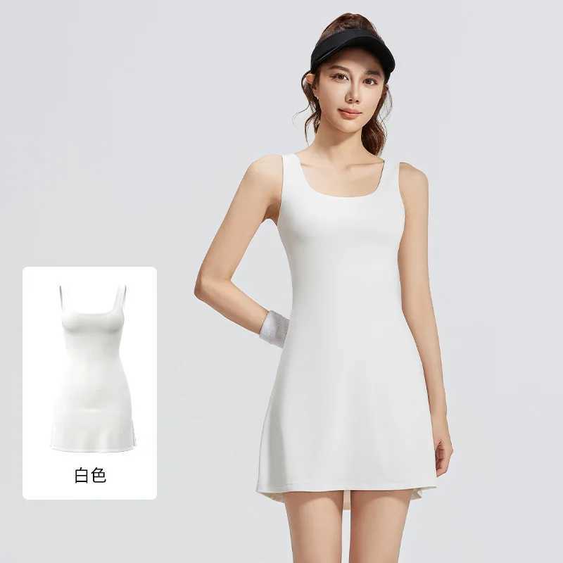 Wxw3441 black and white gray mini dress for women ultra-thin and high elasticity A-line sleeveless vest top with bra short and sexy backless summer dr