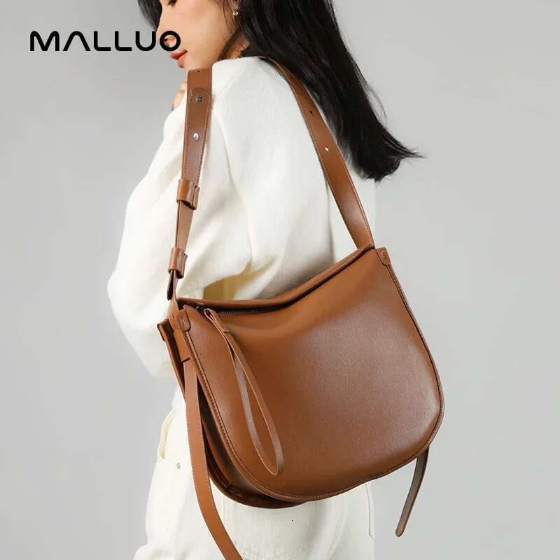 Tote Genuine Leather Shoulder Bags Women Cowhide Bag Lady Soft 100% Design Female Bucket Handbag High Quality New