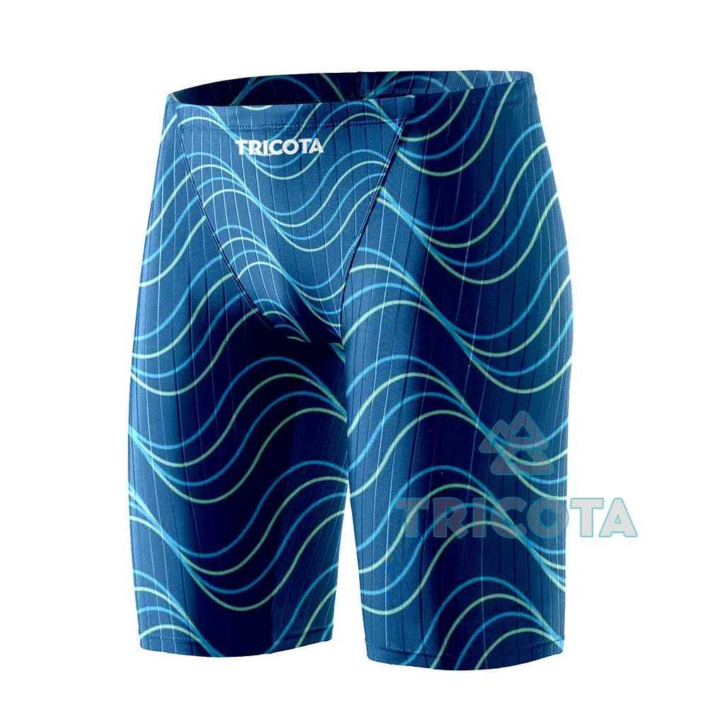Rash Men Swim Jammer Swimwear Durable Athletic Training Endurance Swimming Trunks Breathable Surfing Shorts Summer Beach PantsXJ250224