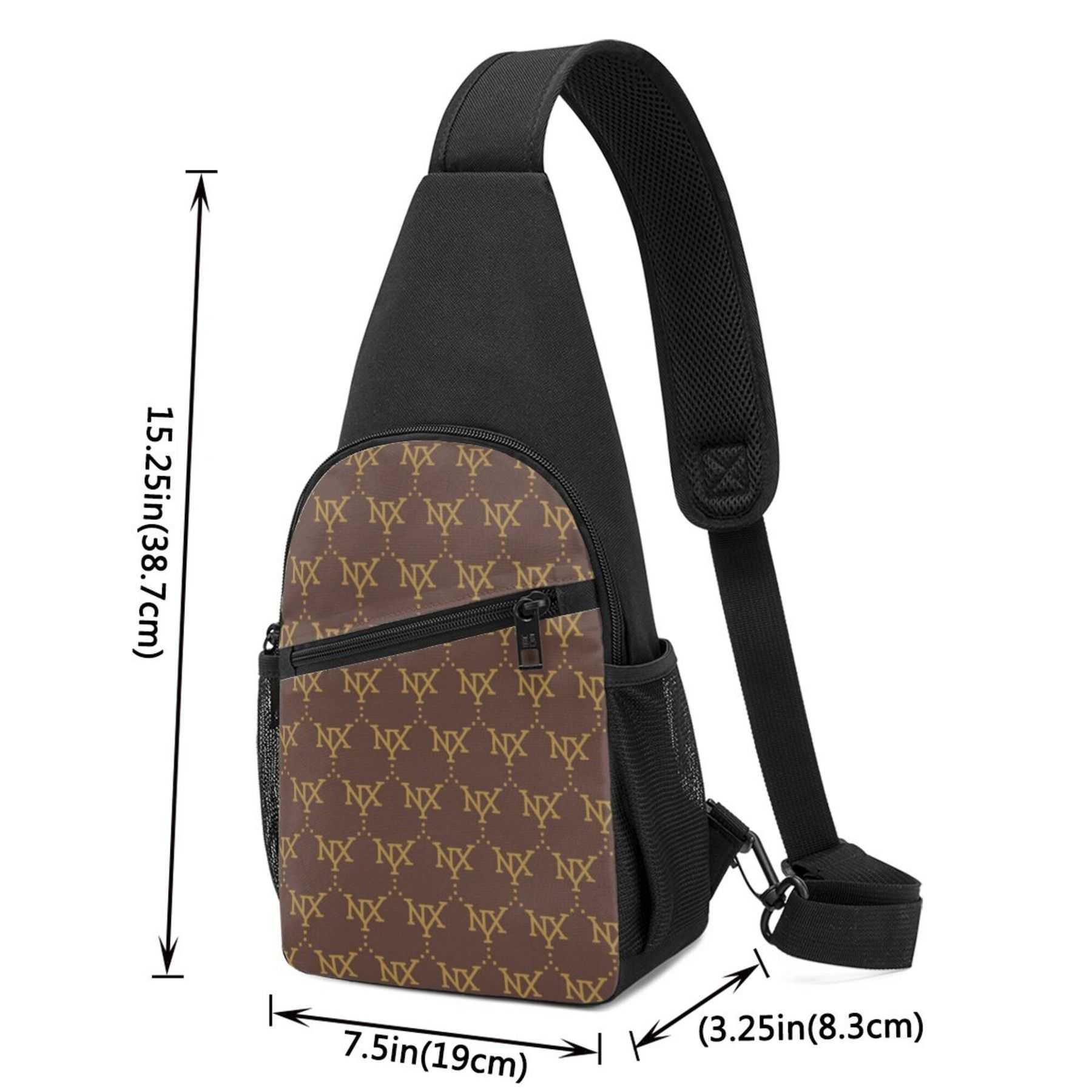 NXY Sling Bag Men's Crossbody Men Casual Sporty Shoulder Bags Male Chest Pack Waist Bag Luxury Messenger Fashion Handbag