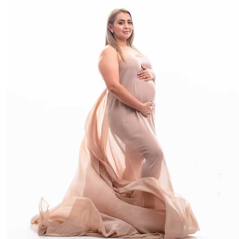 Chiffon Tossing Fabric Draping Maternity Sheer Silky See Through Photo Photography Shoot Prop Drape X250224