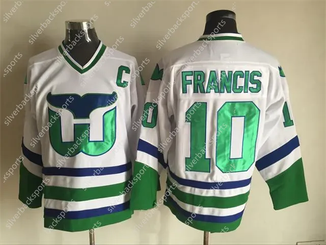 Custom Hartford Whalers 9 GORDIE HOWE Jersey 10 FRANCIS 11 DINEEN 16 VERBEEK 26 FERRARO 1 LIUT