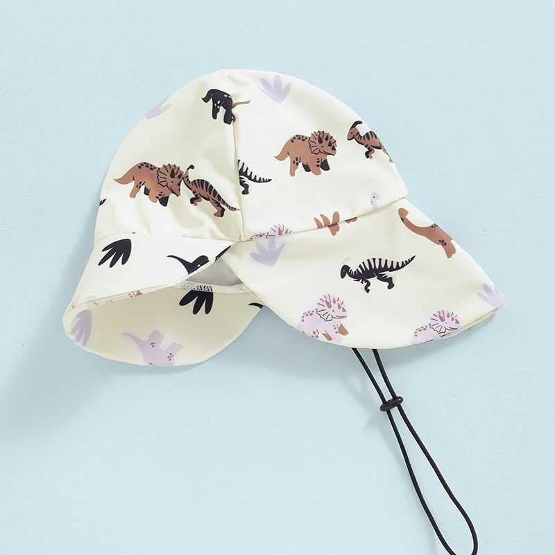 2024-05-05 Leisure Baby Boy Swimwear Set Whale Print Long Sleeve Rash Guard Swimsuit Sun Hat Toddler Bathing Suit Outfit X250224