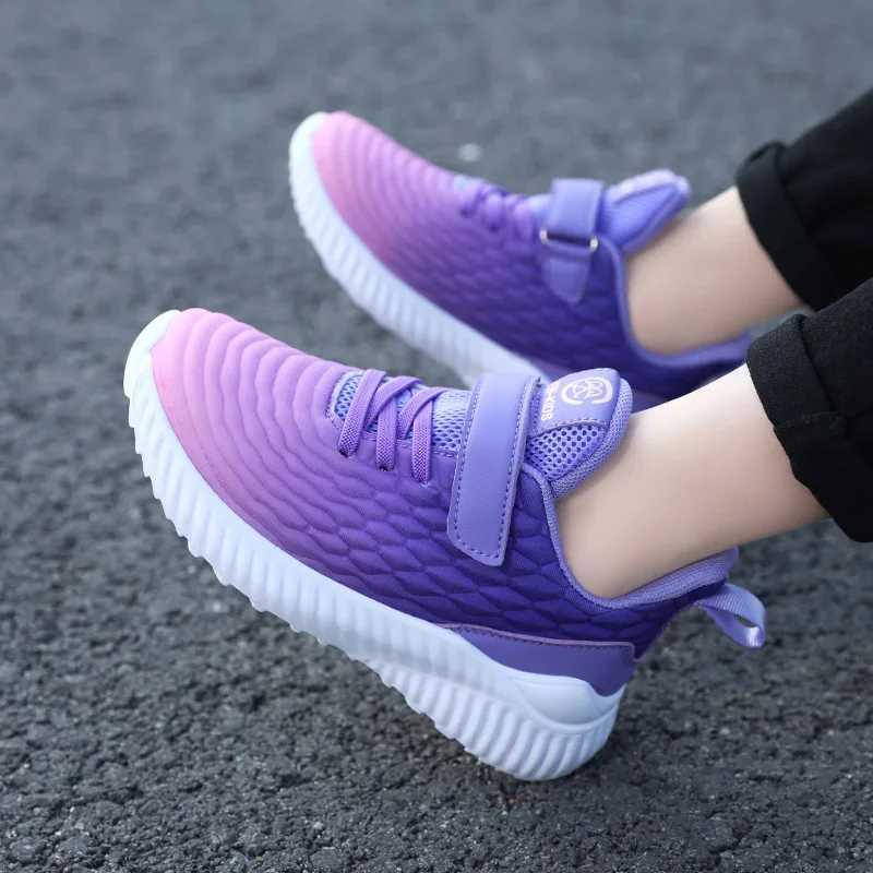 Brand Fashion Kids Girls Shoes Breathable Casual Sports Shoes For Boys Running Shoes Lightweight Children Tennis Sneakers 2024 W250225