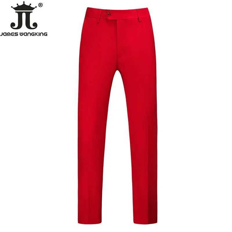 British Style Solid High Waist Trousers Men Formal Trousers High Quality Slim Fit Business Casual Suit Pants Groom Wedding Dress W250225