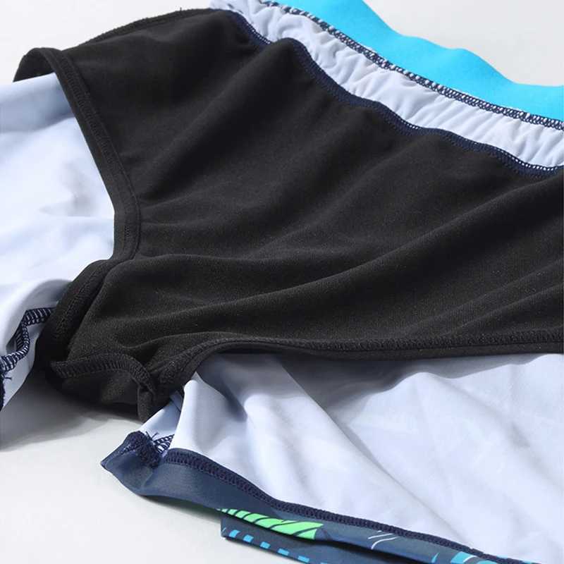 GOLDEN CAMEL Mens Swimwear Anti-Embarrassment Mens Boxer Swimsuit Man Beach Loose Mens Summer Shorts Swimming Trunks for MenXJ250224