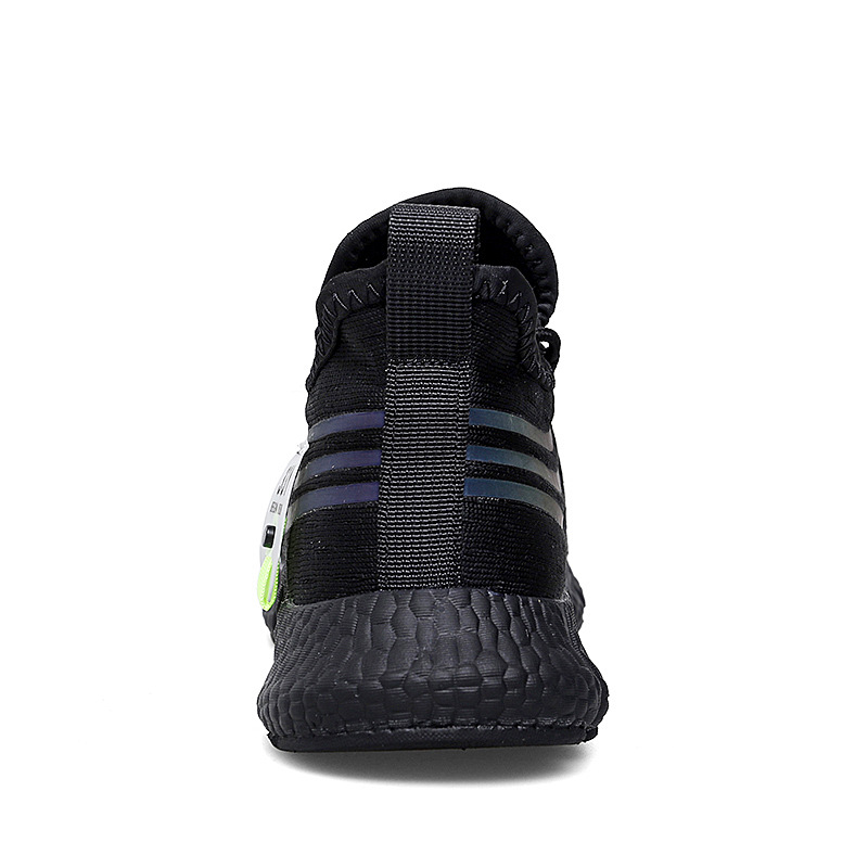 Lightweight running shoes for men soft sole cushioned flying mesh sneakers for men Breathable Comfortable soled men's shoes