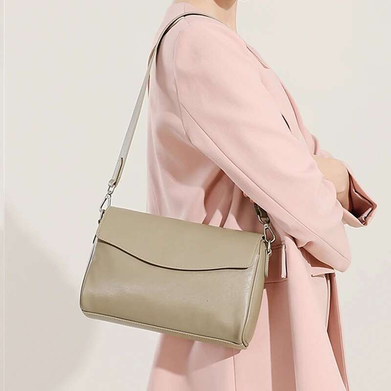 Hifashion Natural Genuine Leather Crossbody For Women 2025 Trend Designer Underarm Shoulder Bags Satchel Ladies Handbags