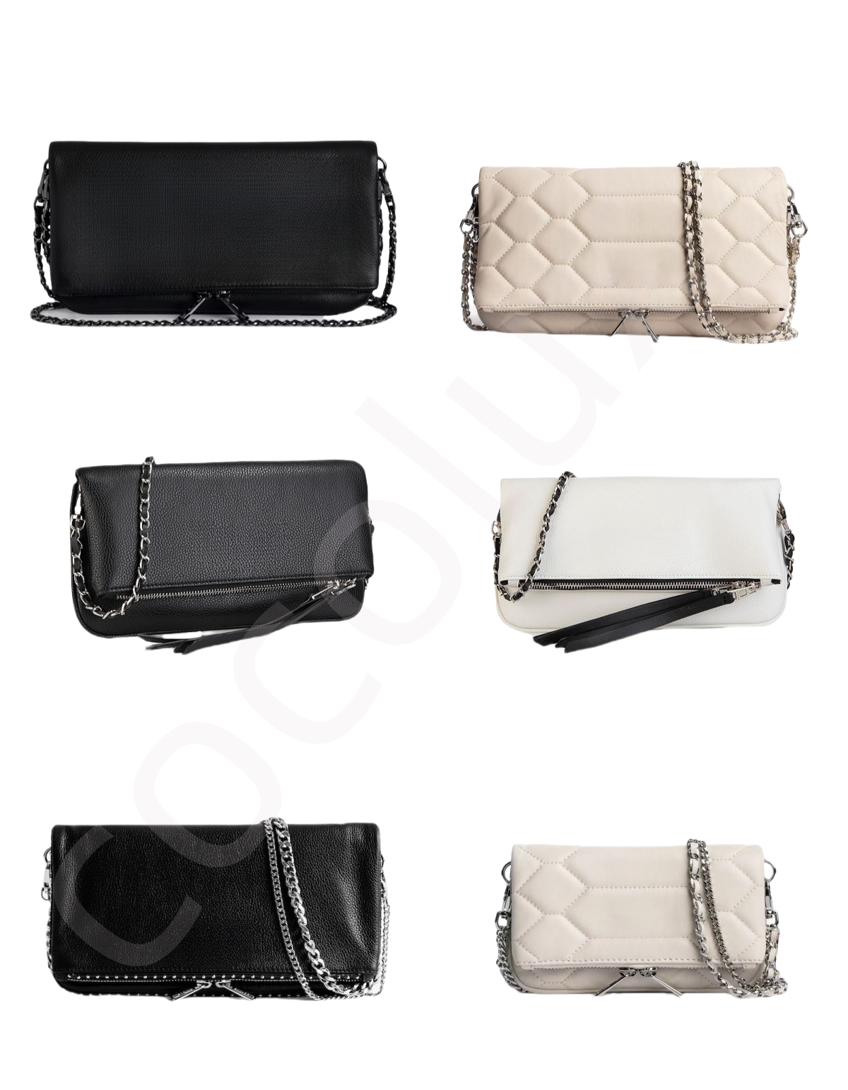 Designer -bags Rock Swing Your Wings bag womens tote handbag Shoulder man Leather Luxury clutch Flip Chain Cross body bags