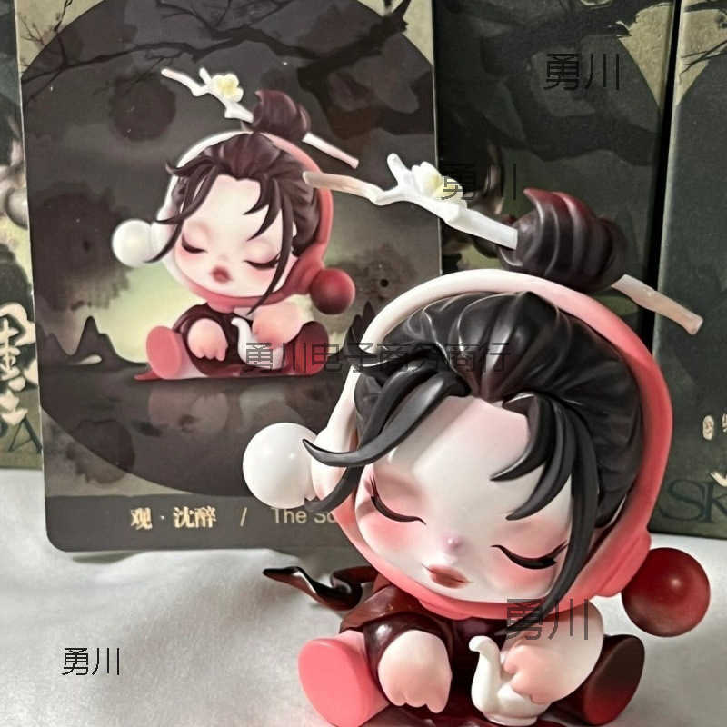 Trendy Play S DIY Front of House Series High Quality P11 Ink Plum Blind Box Handmade Ornament Chinese Edition Free shipping