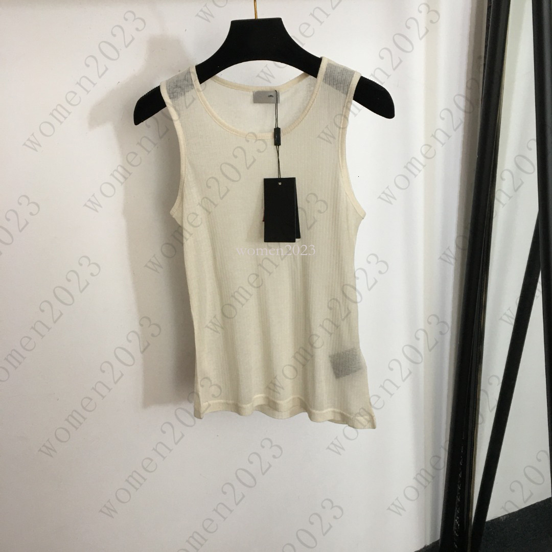 women vest designer vest women sleeveless tank top fashion embroidered letters logo vacation casual thin perspective hot vest Feb 20