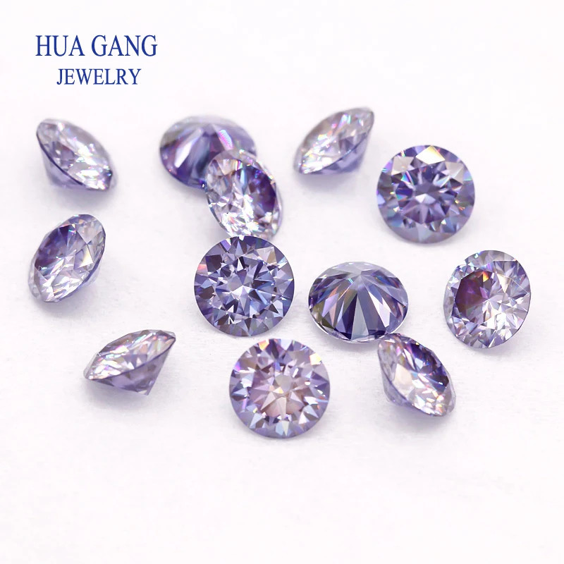 Colored Loose Stones 1ct 2ct 3ct Royalblue Pink Green Black s Shining Fine Jewelry Round Lab Grown Diamonds 250222