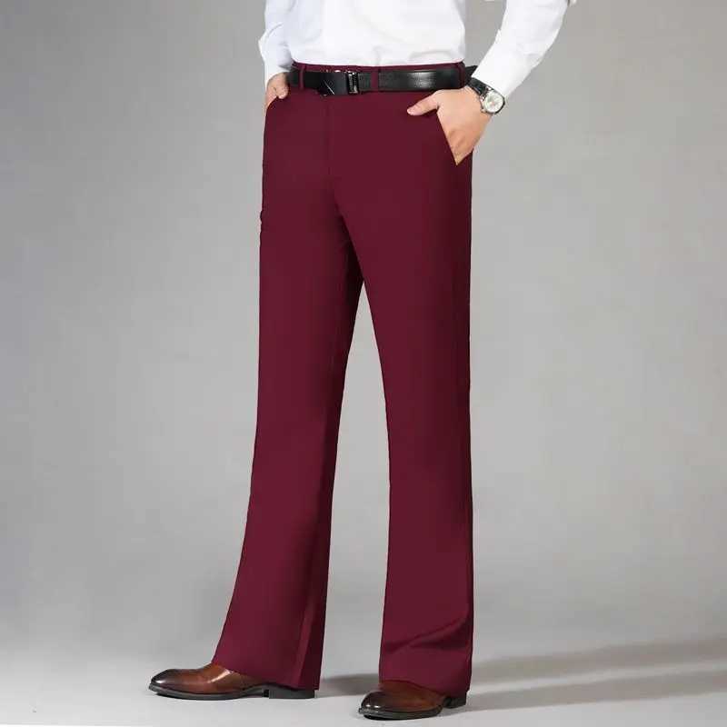 Mens Casual Pants Soft Tight Stretch Trousers for Business Social Office Workers Interview Party Wedding Mens Suit Pants A39 W250225