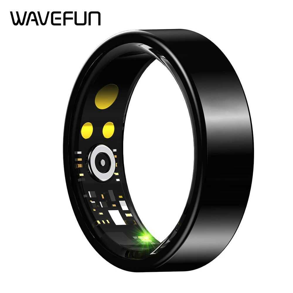 Wavefun 03 Smart Ring Health Tracker Sleep Tracking Heart Rate US Size Waterproof Fitness Tracker with Charging Box W250225
