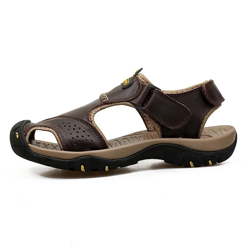 Shoes for Mens Sandals Genuine Leather Original Mens Sandals Models Mens Soft Sandles Comfortable Man Sandal Slippers Slipers 250224