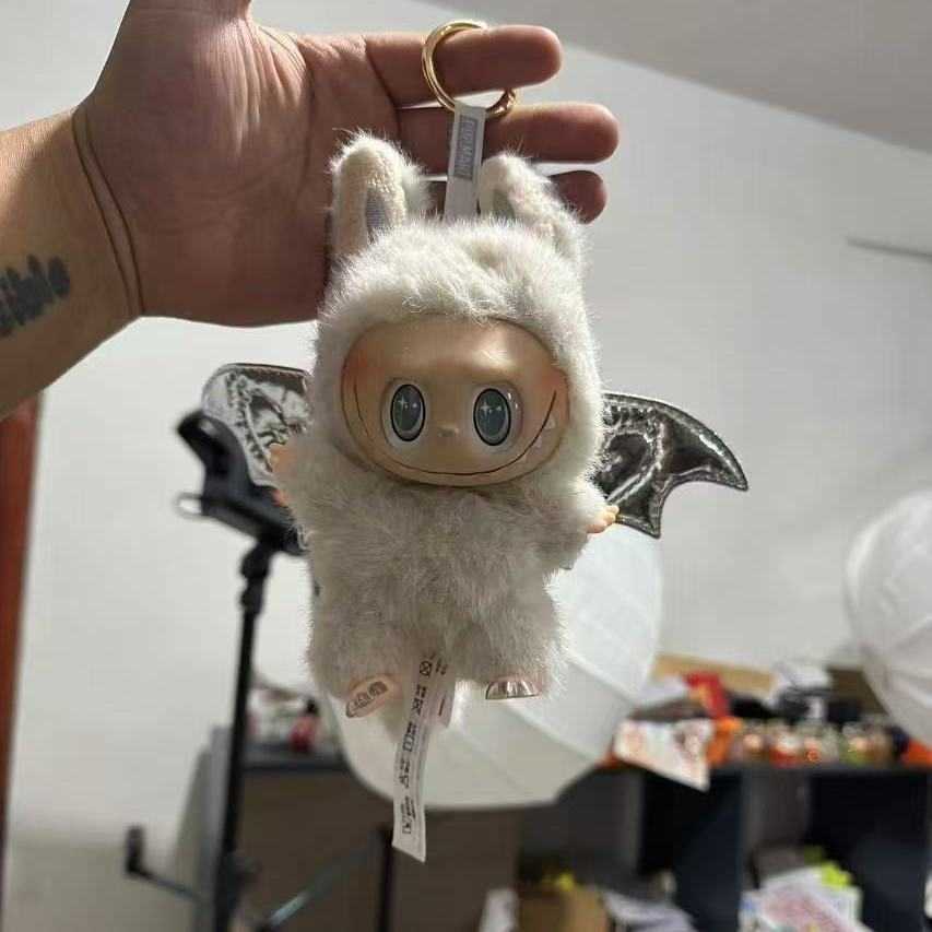 New Labubu Devil Angel Vinyl Doll Handmade Heartbeat Macaron Motherland Plush Toy Trendy Play Z250225