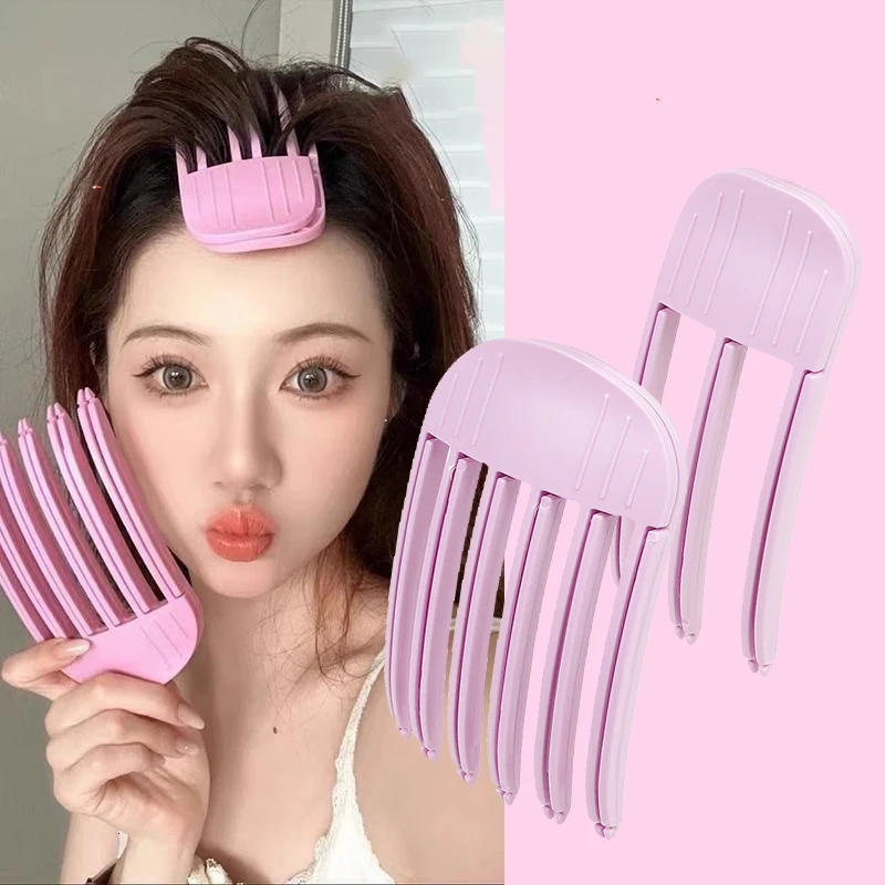 Fluffy Hairpin Curling Bangs Barrette Hair Roots Volumizing Clip Fixed Shape Fashion Volume Roller 250218