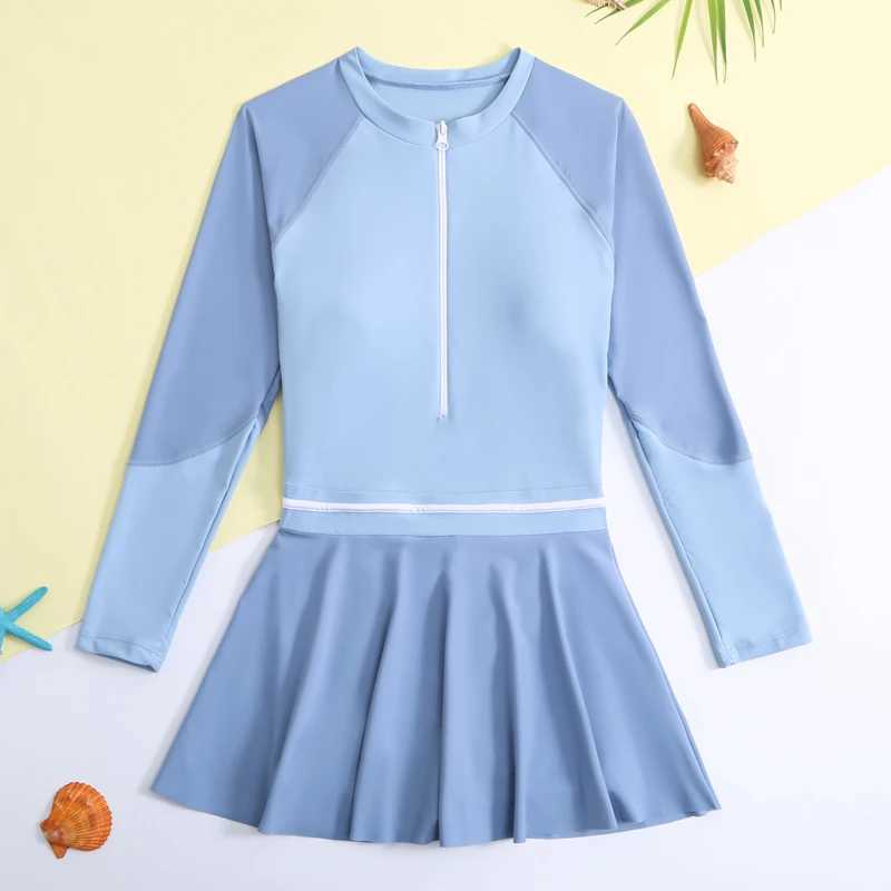 Childrens swimsuits for girls princess swimsuits big girls and teenagers swimsuits X250224