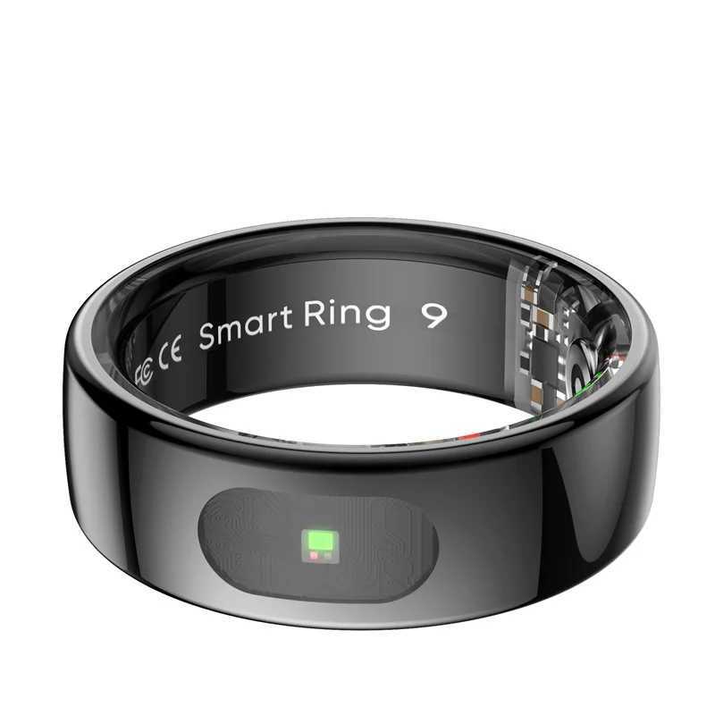 R08 Smart Ring With Charging Case Womens Men Heart Rate Health Monitor Multi-Sport Mode Tracker for Android IOS W250225