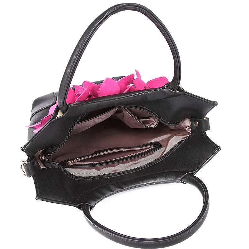 Women New Fashion Large Capacity National Style Applique Tote Bag ShoulderBag EveningBag Party Daily Big wer