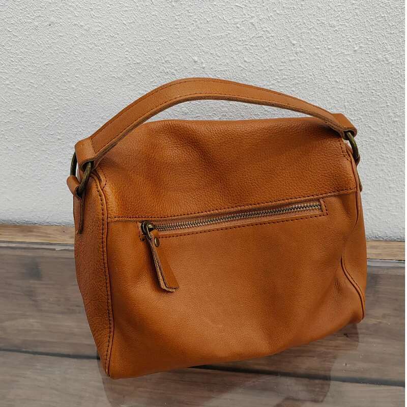 Women Soft Cowhide Portable Crossbody Bags High Quality Handbags Designer Female Genuine Leather Shoulder Bag Purses