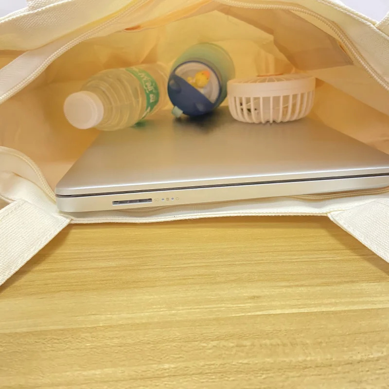 Casual Minimalist Shoulder Bag Large Capacity Niche Solid Handbag High Quality Preppy Style Commuting Versatile Canvas 250221