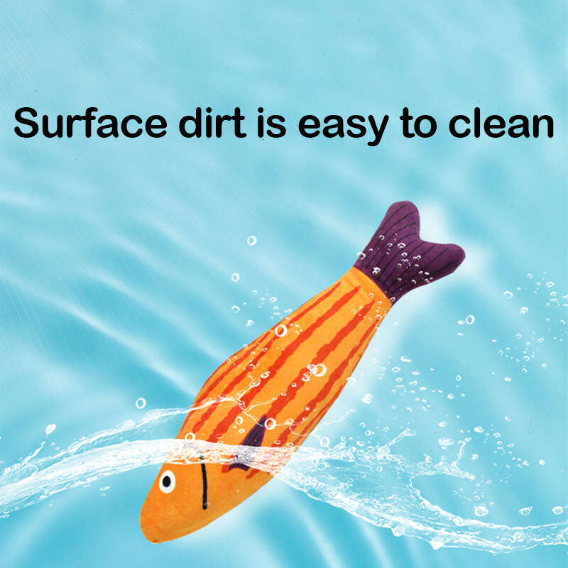 DHpet Infused Saury Fish Cat Toys - Soft, Durable, with Crinkle Sound for Interactive Indoor Kitty Exercise, 9.4 Inches, Suitable for All Breeds