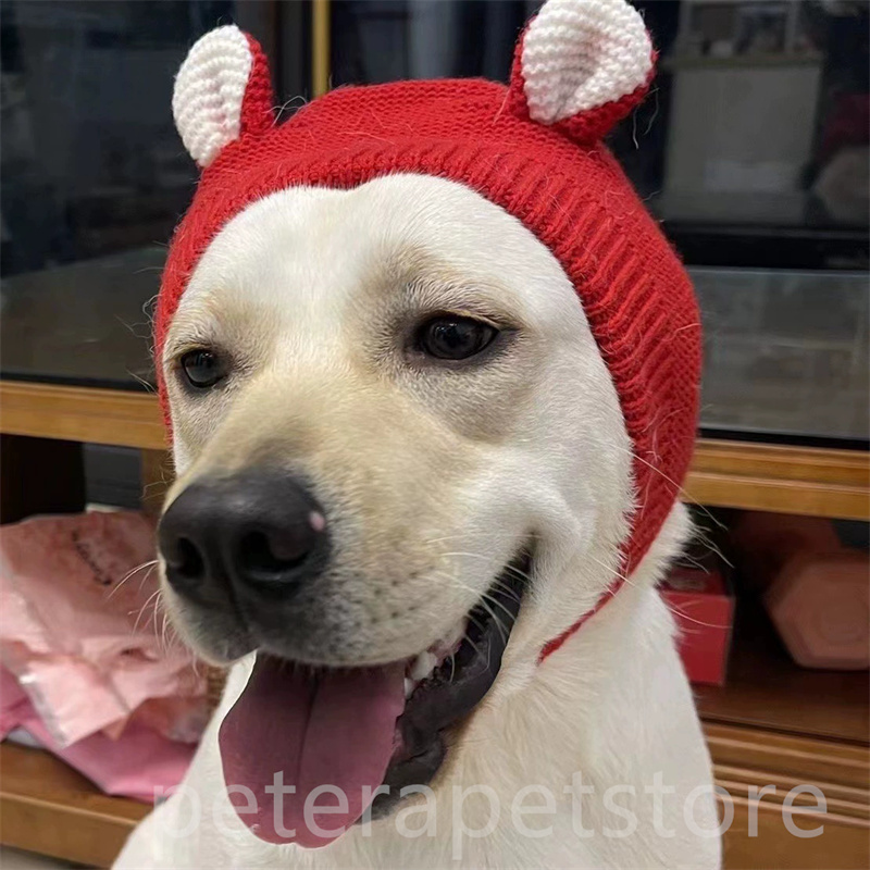 Dog hat winter medium and large dogs Labrador golden retriever funny headgear warm pet puppy big dog ears
