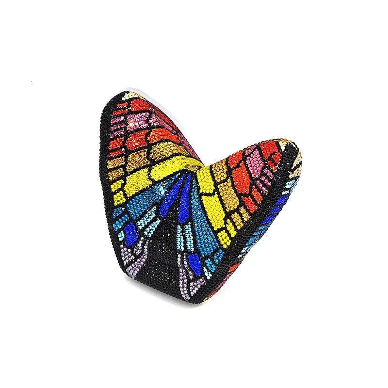 Classical Women Evening Party Purses Bridal Wedding Bag Vintage Butterfly Crystal Clutches Bags