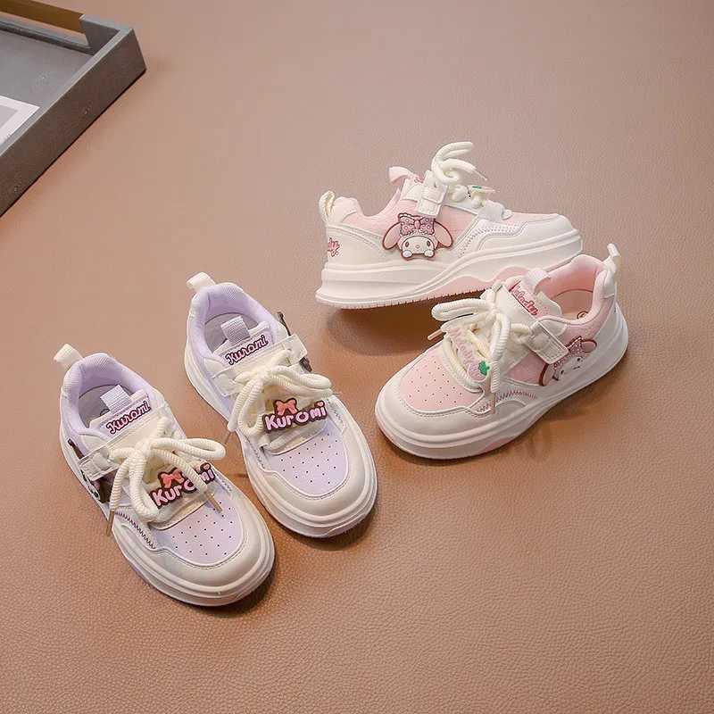 Sneakers Kids Athletic Outdoor For Girls Cute Cartoon Kuromi Children Tennis Fashion Versatile Toddlers Causal School Sports Shoes Non-slip W25 XJ2603