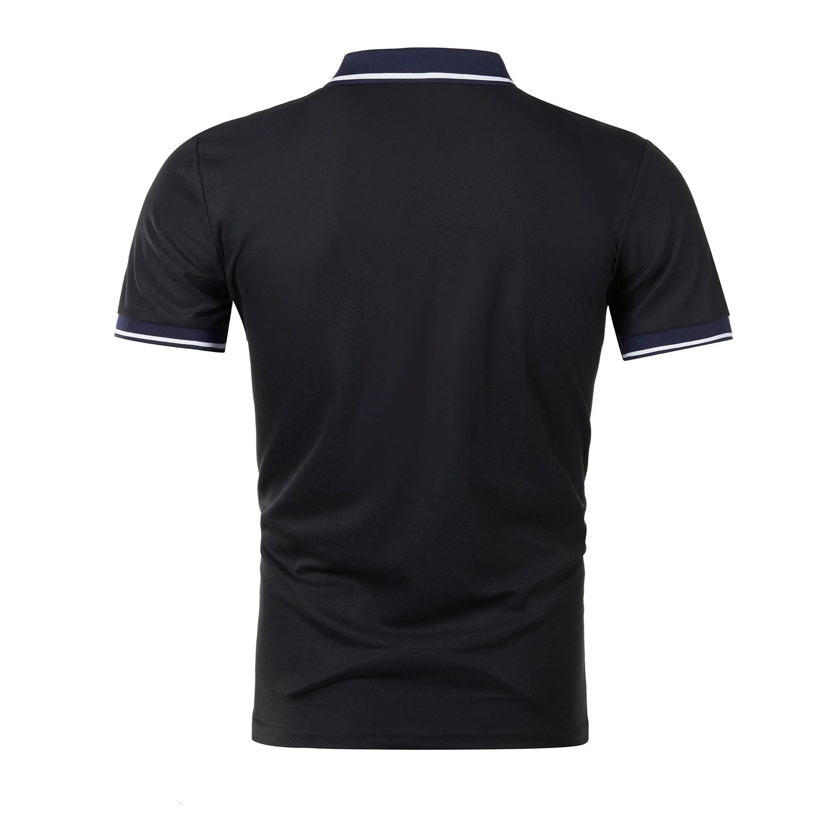 Mens summer casual fashion polo shirt short sleeve mens short sleeve color lapel top T-shirt short sleeve lapel fashion 250318