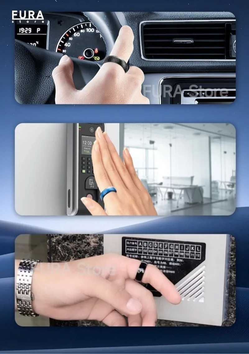 New Star CUID smart ring NFC access control attendance sensor card can clone RFID multi-function smart ring for men and women W250225