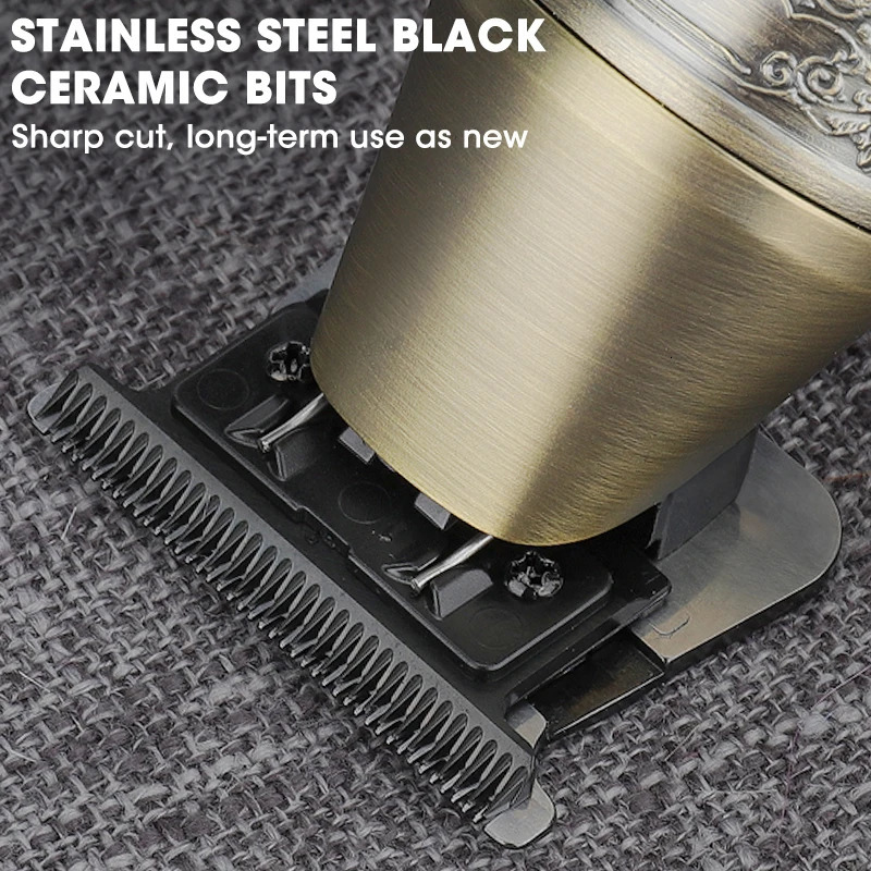 RESUXI XHJ188 8500 RPM Professional Hair Clipper Electric Mens Rechargeable Cordless Kit 250217