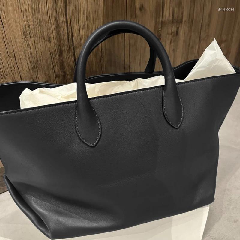 Evening Bags Genuine Leather Tote For Women Designer Handbags And Purses 2025 In First Layer Cowhide Large Capacity Wrist Bag