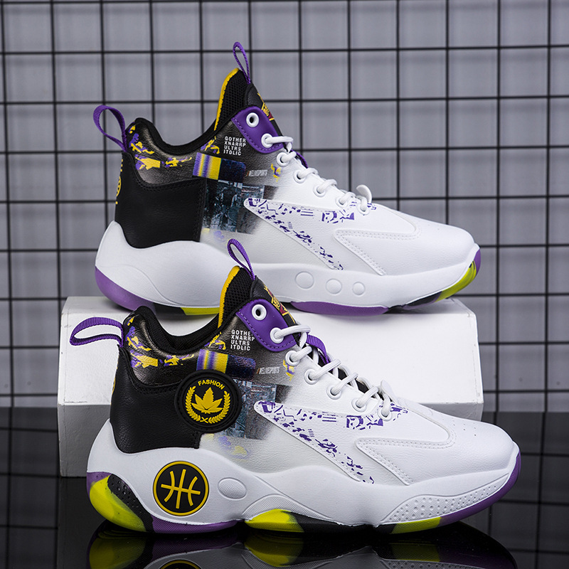 free shipping basketball shoes men mens white green blue purple black leather outdoor sports trainers sneakers classic