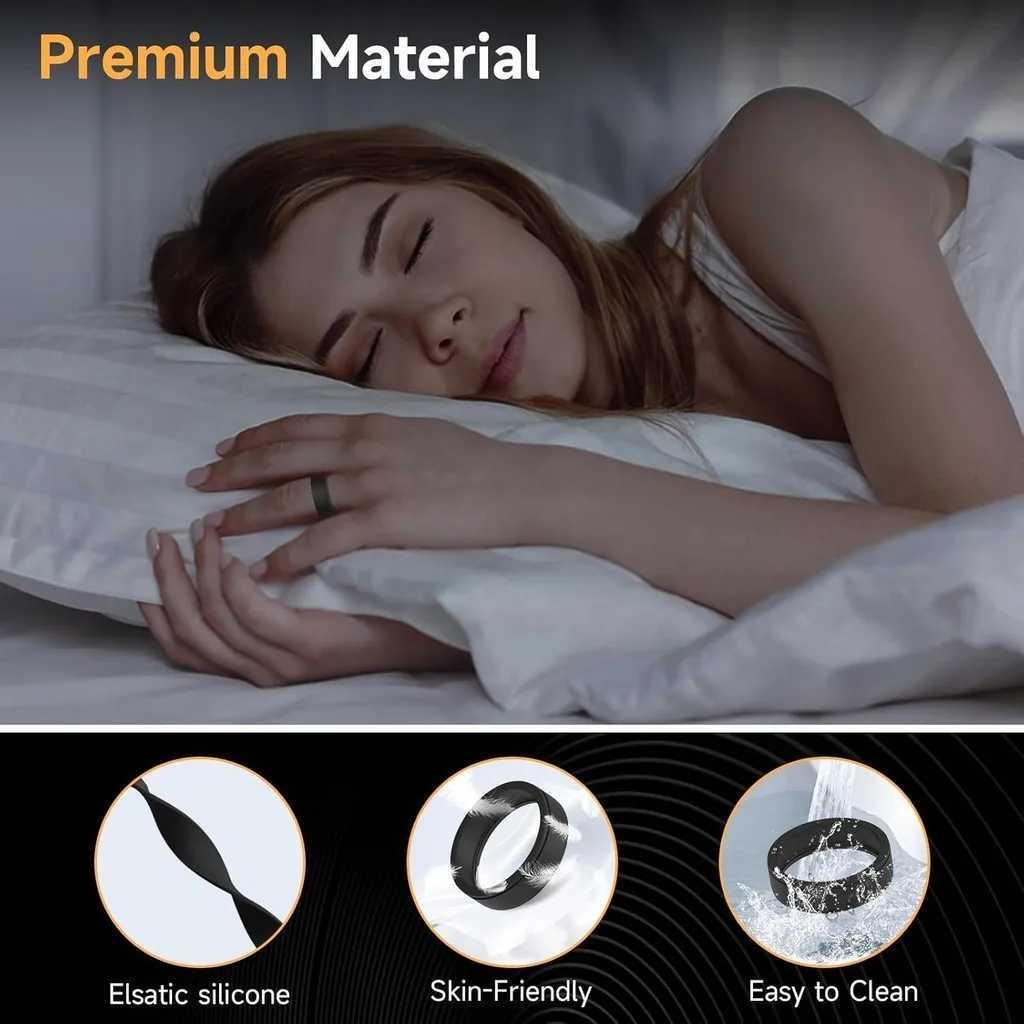 8 Pack for Samsung Galaxy Ring Case and Oura Ring Gen3 Cover Anti-Scratch Protective Soft Elastic Silicone Case W250225