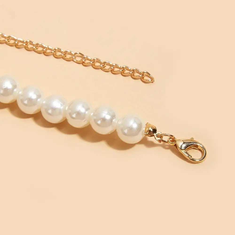 Tassel Imitation Pearls Waist Chains vintage High Gloss Doub layered waist chain egant Creative Beaded Necklace WomenXJ250224
