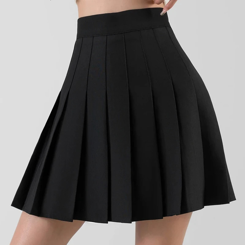 Mini Skirt For Women Black Fashion Corta Falda Plisada Autumn Y2k Korean Style Clothing A Line White s Aesthetic Skirts 250224