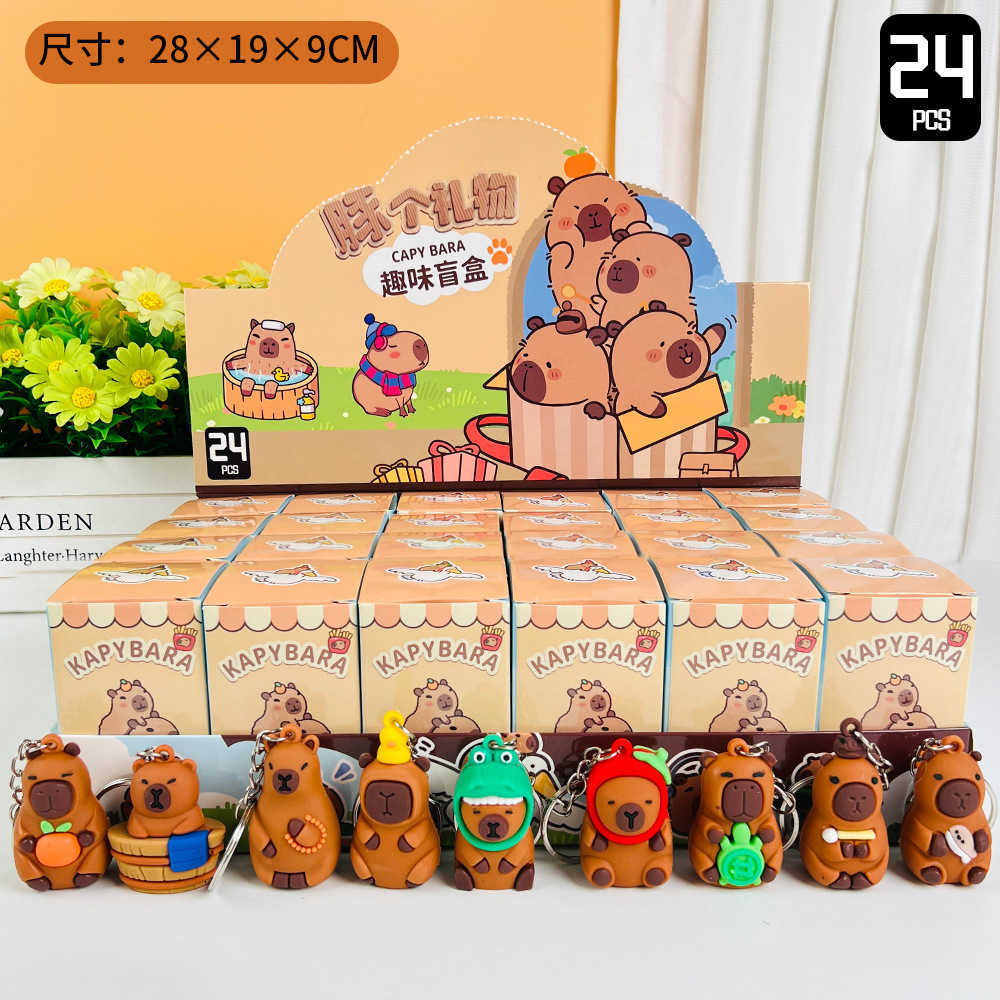 New product Labu doll keychain various styles cute PVC trendy toy small pendant blind box Free shipping