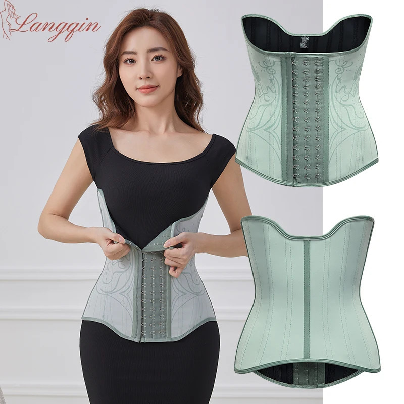 Women Plus Size Corset Control Belly Belt Waist Trainer Compression Colombianas Shaper for Women Weight Loss 250224